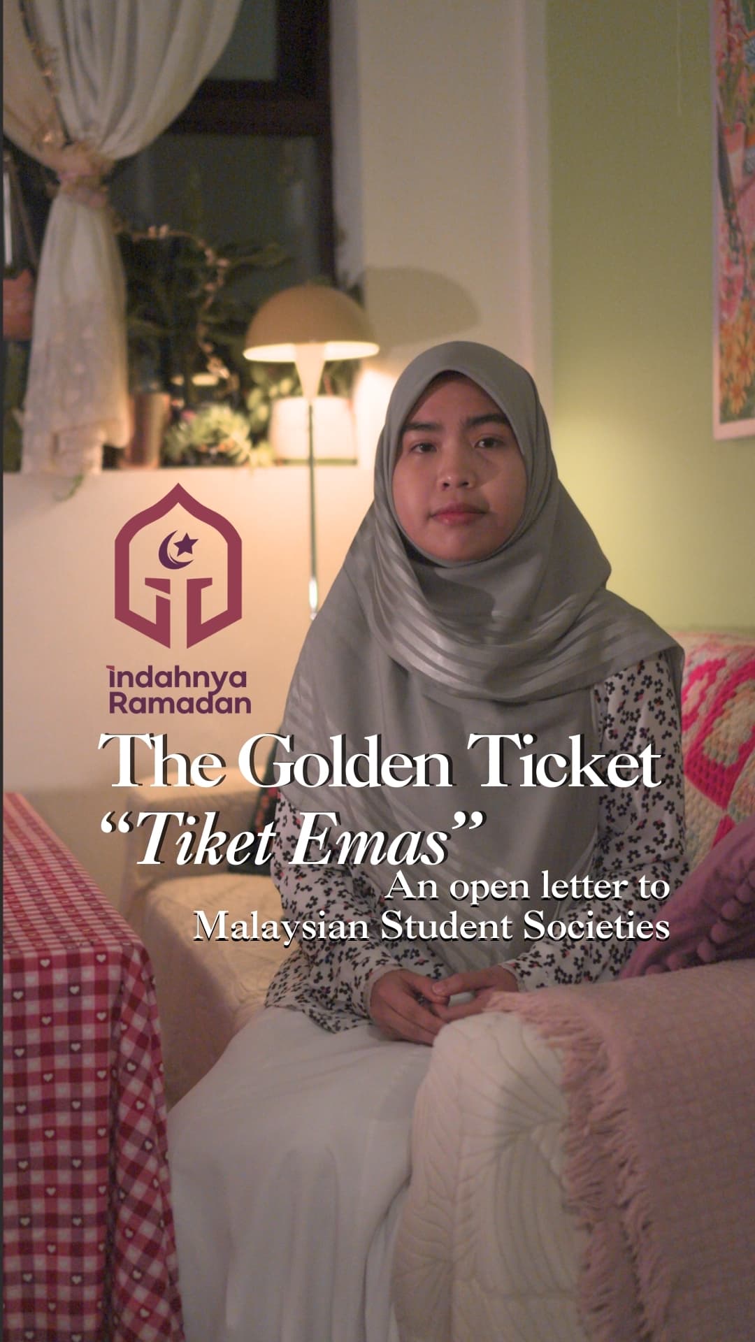 Golden glow symbolising Ramadan